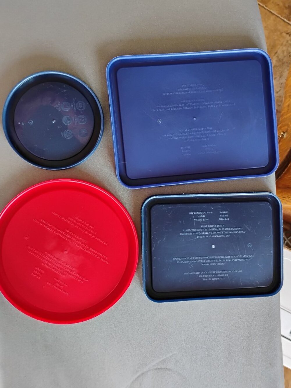4 Pyrex Storage Lids - Picture 2 of 6